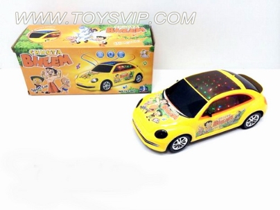 Indian boy Volkswagen 3D light electric vehicles (with music)