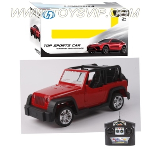 1:14 Jeep Wrangler convertible four-way remote control car