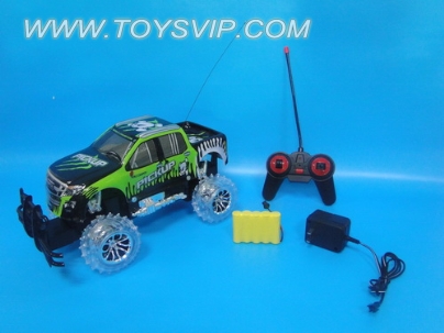 1:12 PVC big wheel off-road remote control car (including electricity)