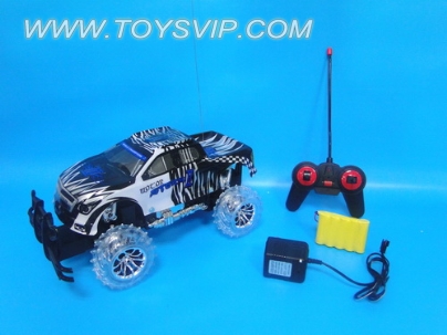 1:12 PVC big wheel off-road remote control car (including electricity)