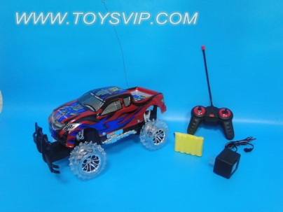 1:12 PVC big wheel off-road remote control car (including electricity)