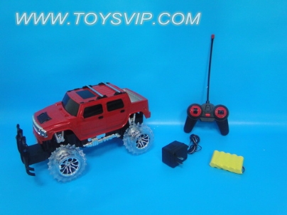 1:12 Hummer remote control car pickup big round four