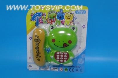 Light music frog phone learning machine