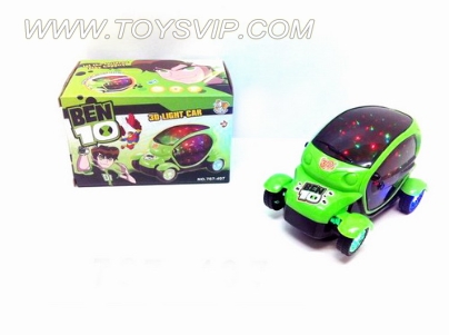 BEN10 3D light electric concept car (with music)