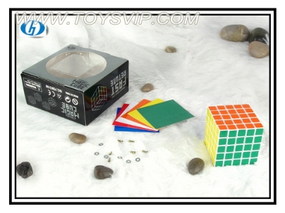 5 order paper cube PVC stickers