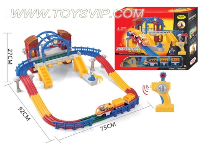 3-way remote control train track