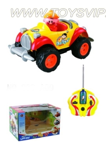 Stone cartoon remote control car (remote control with sound)