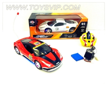 Four-way remote control car (with charge) lighting remote control with sound