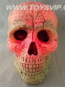 Colorful large skull
