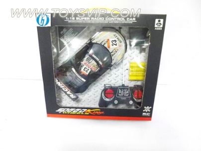 1： 18 four-way remote control car out the window with front and rear lights