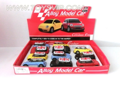 1:43 Alloy back mini car