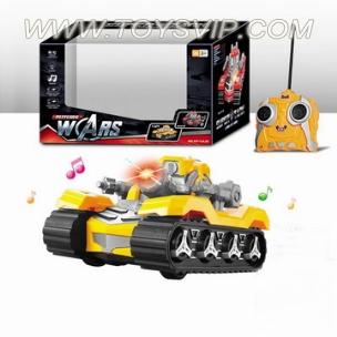 Two-way sound and light tanks Transformers Remote