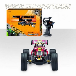 1:22 remote control four-channel small high-speed car (without battery)