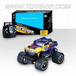 1:28 four channel remote control off-road vehicles (without battery)