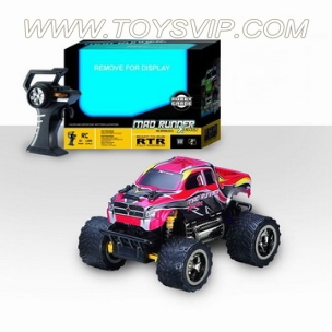 1:28 four channel remote control off-road vehicles (without battery)