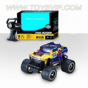 1:28 four channel remote control off-road vehicles (without battery)