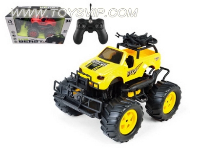 Four remote off-road jeep 1:16 (with lights)