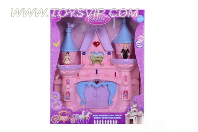 Princess Castle with Prince (three colorful lights, music)