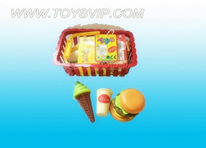 McDonald's food hand basket