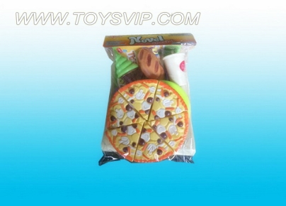 Cut pizza food packages
