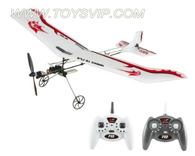 3-channel full-scale 2.4G remote control fixed-wing glider