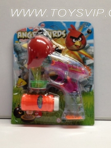 Angry Birds transparent bubble gun with music lights