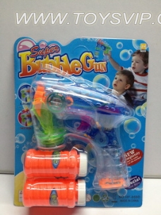 Transparent light and music bubble gun (small plates)