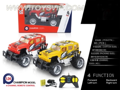 1:24 remote control car ( INCLUDED)