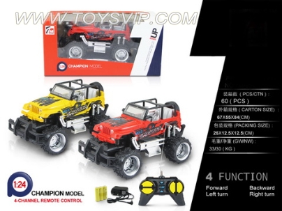 1:24 remote control car ( INCLUDED)