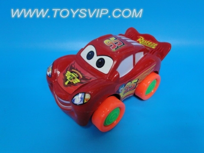 Inertia cartoon car