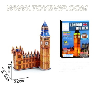 London's Big Ben puzzle（34PCS）