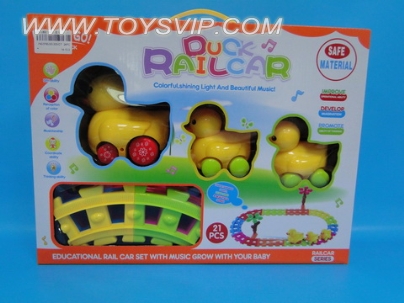 Rubber Duck electric rail car (with music)