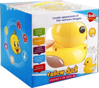 English Star Projector Rubber Duck