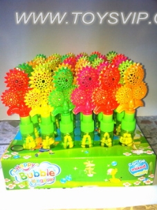 Sunflower rattles bubble wand