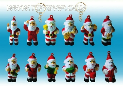 Large Santa Claus (12) with Keychain