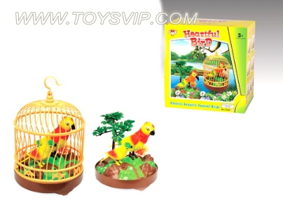 Big bird cage large parrot pairs plus tree