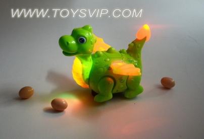 Cartoon dinosaur eggs (without the projection, but the front and rear lights Colorful Effect)