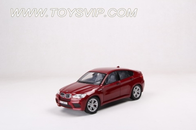 1:18 authorization alloy model car BMW X6M