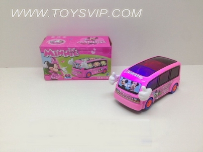 3D light electric mini-bus (with music)