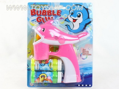 Mier Dolphins solid color single lamp with music bubble gun