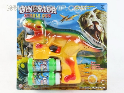 Dinosaur single light music bubble gun