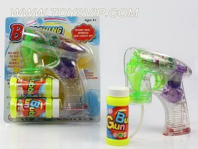 Mier with music three light-emitting bubble gun