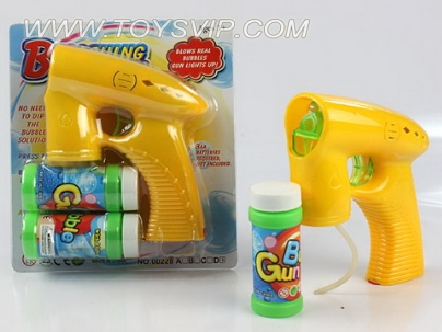 Mier solid color gun headlights music bubble gun