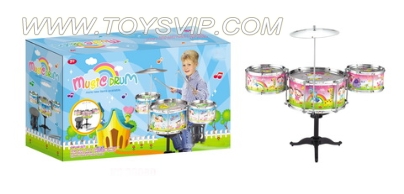 Cartoon plating kit drums