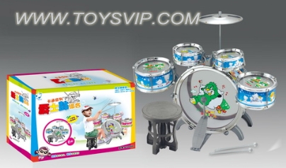 Cartoon plating kit drums