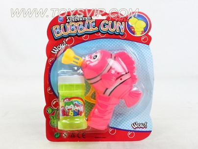 Manual bubble gun