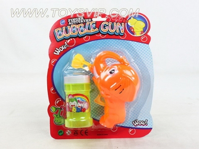 Manual bubble gun