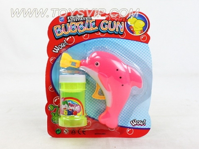 Manual bubble gun