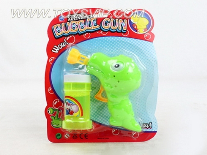 Manual bubble gun