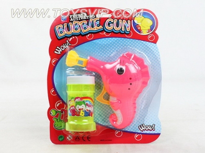 Manual bubble gun